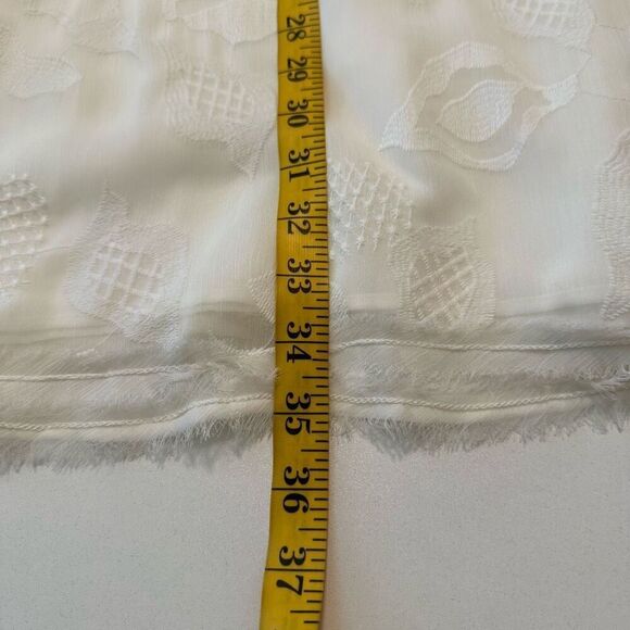 M.S.S.P White Embroidered Sleeveless Sheath Dress Sz M LWD, Wedding, Party - Picture 16 of 16